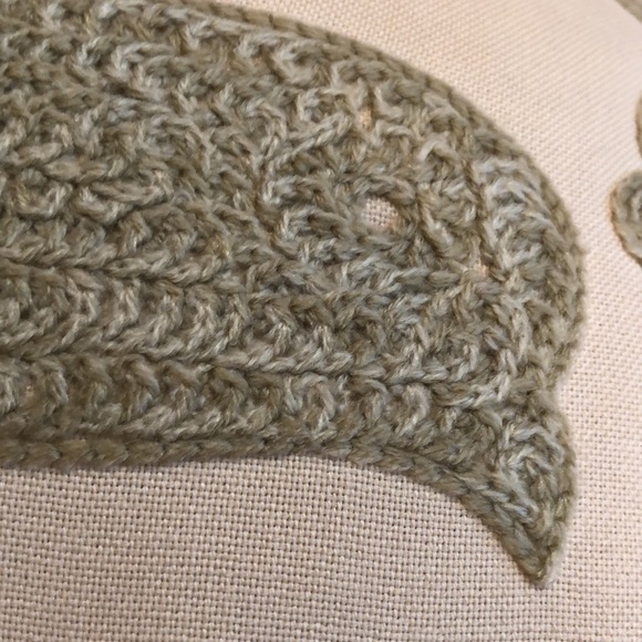 Rare ♥️ Pottery Barn Embroidered Dove Pillow - Picture 7 of 14